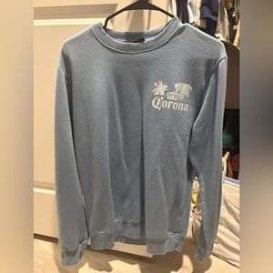 Corona Sky Blue Men's Crewneck Sweater